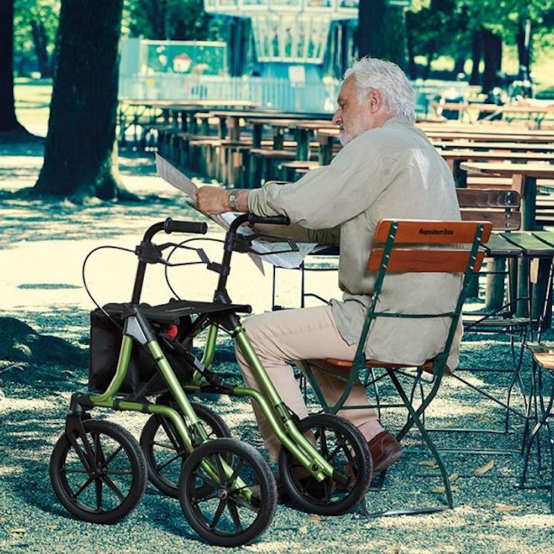 Dietz Taima XC Rullator med massiva däck