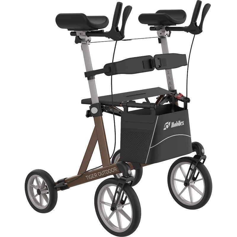 Udendørs rollator med underarms støtte